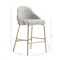 Manhattan Comfort Gracie Counter Stool  in Stone and Gold CS019-GST - alternate 9