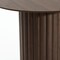 Homeroots 46" Brown Wood Pedestal Base Round Top Dining Table 720645 - alternate 5