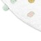 Homeroots 32" Green Purple And White Cotton Round Polka Dots Bath Rug 634892 - alternate 6