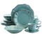 Elama Fleur De Lys 20-Piece Dinnerware Set in Turquoise ELM-FLEURDELYS-TURQUOISE - alternate 10