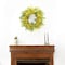 Homeroots 27" Green And Yellow Fern Artificial Wreath 516100 - alternate 4