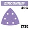 Trend Zirconium 4 Inch Delta Sanding Sheets, 40 Grit, Pack of 10, AB/OSC/40Z, 10PK U*AB/OSC/40Z - alternate 1