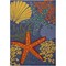 Homeroots 5' X 7' Orange Green and Blue Indoor Outdoor Area Rug 527626 - alternate 8