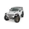 Warn Stubby One Piece Design Winch Mount Bumper with Grille Guard and Shackle Tabs 101330 - alternate 4