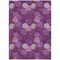 Homeroots 9' X 12' Eggplant Lavender And Ivory Polka Dot Washable Indoor Outdoor Area Rug 594230 - alternate 8