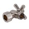 Westbrass Angle Stop, 5/8" OD x 3/8" OD, 1/4-Turn Cross Handle in Stainless Steel D105BX-20 - alternate 7