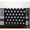 Homeroots Navy Blue And White Stars Knitted Baby Blanket 383154 - alternate 8