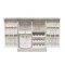 Homeroots 28in White Solid Wood Carved Floral Bar Cabinet With Two Doors And One Drawer 727847 - alternate 8