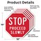 Signmission Stop Proceed Slowly, 10 inch X 10 inch, Aluminum Metal Signs, 5PK OC-A-5Pack-10-13 - alternate 4