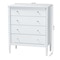 Baxton Studio Lucera Mid-Century White Bobbin Wood 4-Drawer Chest 257-14124-ZORO - alternate 8