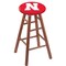 Holland Bar Stool Co Oak Counter Stool, Medium Finish, Nebraska Seat RC24OSMed - alternate 1