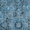 Homeroots 3' X 5' Denim and Gray Oriental Washable Non Skid Indoor Outdoor Area Rug 563748 - alternate 9