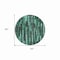Homeroots 8' Sage Teal Blue And Emerald Round Striped Washable Indoor Outdoor Area Rug 608972 - alternate 9