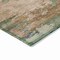 Homeroots 8' Blue Green And Beige Round Abstract Washable Indoor Outdoor Area Rug 630725 - alternate 6