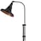 Homeroots 58" Bronze Metal Adjustable Floor Lamp With Bronze Metal Dome Shade 526271 - alternate 5
