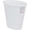 Sterilite Oval Vanity Wastebasket, Slim, White, 2.5 Gallon 10198012 - alternate 4
