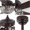 Jonathan Y Reva 42" 3-Light Modern Coastal 6-Speed Metal/Crystal Scalloped Bowl Shade Mobile-App/Remote-Control JYL9734B - alternate 12