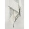 Homeroots 50" X 60" Gray And Ivory Cotton Woven Striped Throw Blanket with Fringe 518833 - alternate 6