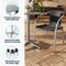 Flash Furniture Square Table Set, Aluminum, Plastic, Rattan, Stainless Steel, Grey TLH-ALUM-24SQ-020BKCHR4-GG - alternate 12
