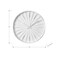 Monarch Specialties Clocks, 12-in. Round, Wall Clock, White Frame, Contemporary, Modern I 9114 - alternate 3