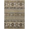 Homeroots 8' X 10' Chocolate Taupe And Gold Tribal Washable Indoor Outdoor Area Rug 615407 - alternate 9