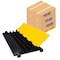Atlas Cable Protector Wire Ramp, 3 Channel Bulk Pallet, 35'' Long Black & Yellow, 20PK CP9973-20 - alternate 1