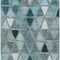 Homeroots 5' X 8' Teal Blue Aqua And Gray Geometric Washable Indoor Outdoor Area Rug 583053 - alternate 7