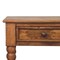 Homeroots 24" Brown Solid Wood Two Drawer Nightstand 701729 - alternate 7