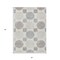 Homeroots 3' X 5' Ivory Brown And Gray Geometric Washable Indoor Outdoor Area Rug 593600 - alternate 8