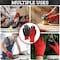 Bison Life Latex Crinkle Coated Work Gloves, Ultra Stretch Grip Gloves for Utility, Red/Black, 12 Pairs, 12PK BLZ-ESRG-18R-12 - alternate 9