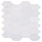 Andova Tiles Astor 2-in. x 4-in. Elongated Hexagon Glass Wall & Floor Mosaic Tile (0.99 Square Feet Per Box) Andova Tiles - alternate 6