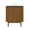 James Martin Vanities Laurent 30" Single Vanity, Honey Oak w/ 3 CM Parisien Bleu Silestone Top 545-V30-HNO-3PBL - alternate 1