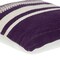 Homeroots 18" Purple and White Cotton Throw Pillow 529242 - alternate 6