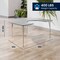 Flash Furniture Commercial Adjustable Height Horseshoe Activity Table-Standard Legs in Gray XU-A6066-HRSE-GRY-T-A-GG - alternate 10