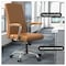 Leisuremod Evander Office Chair in Upholstered Leather and Iron Frame with Swivel and Tilt, Acorn Brown EO20LBRL - alternate 9