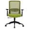 Leisuremod Ingram Office Task Chair with Adjustable Armrests and Swivel and Tilt, Green/Green IO20G-C - alternate 9