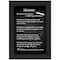Homeroots Life Lessons 1 Black Framed Print Wall Art 406582 - alternate 1