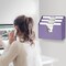 Acrimet Horizontal Triple File Folder Holder Organizer (Solid Purple Color) 860.LO - alternate 6