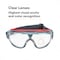 3M Safety Goggles, GoggleGear 500 Series, Anti-Fog, Clear Lens, ANSI Dust/Splash Rating D3/D4 GG501SGAF - alternate 5