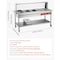 Vevor 8 Pans + 2 Pots Commercial Food Warmer Steam Table with Undershelf Shield SKT2*1/1-6*1/3-6L*2 - alternate 6