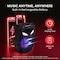 Pyle Pyle Portable Bluetooth PA Speaker, 600W, 10 in Indoor/Outdoor BT Speaker, 2 Wireless Mics, Party Lights PPHP101WMB - alternate 11