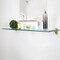 Fab Glass And Mirror Rectangle Glass Shelf, 10in X 30in, Clear, Tempered, Wall Mirror, Safety Backing, Clear Finish S-10x30RECCHBR - alternate 7