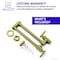 Anzzi Braccia Series 24in Wall Mounted Pot Filler in Brushed Brass KF-AZ258BG - alternate 9