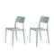 Lagoon La Vie Resin Stackable Armless Chair, 2PK 7201B9-SATOS - alternate 1