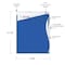 C-Line Products 8-1/2" x 11" Clear Multi-Section Poly Project Folders with Colored Dividers, 5/PK, 12PK/BX 62110-BX - alternate 3