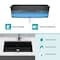 Wrightmaster 33 in. Undermount Single Bowl Granite Composite Kitchen Sink with Accessories ZOR-P178322 - alternate 8