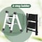 Wrightmaster 2-Step Lightweight Steel Step Stool, 7 ft. Reach, 300 lb. Load Capacity Type IA Duty Rating ZOR-EBTB01 - alternate 2