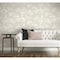 York Wallcoverings Lunaria Silhouette Light Taupe and White Wallpaper Sample BL1805SAM - alternate 6