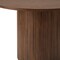 Homeroots 47" Natural Solid Wood Double Pedestal Base Round Top Dining Table 633119 - alternate 4