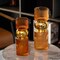 Uniquewise Set of 2 Decorative Orange Tall Glass Vase - Modern Minimalist Decor for Parties, and Special QI004735.OR.2 - alternate 8